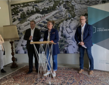 Visite minist&eacute;rielle &agrave; Wiltz : cap sur le logement de demain