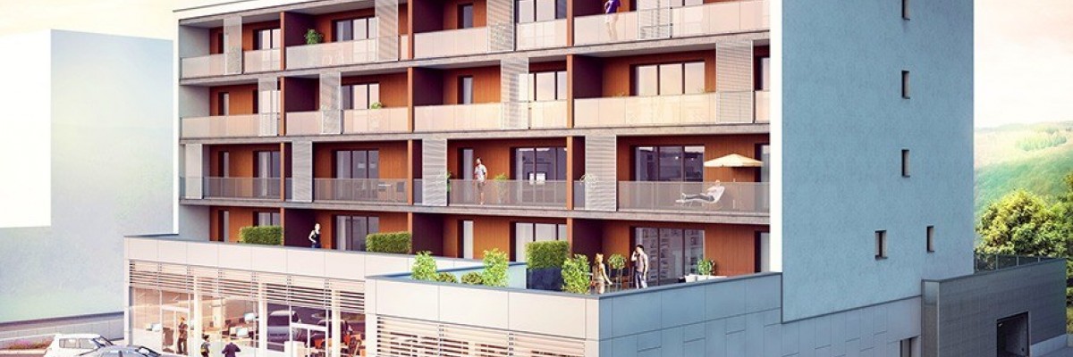 En construction :R&eacute;sidence H&eacute;lios &agrave; Walferdange